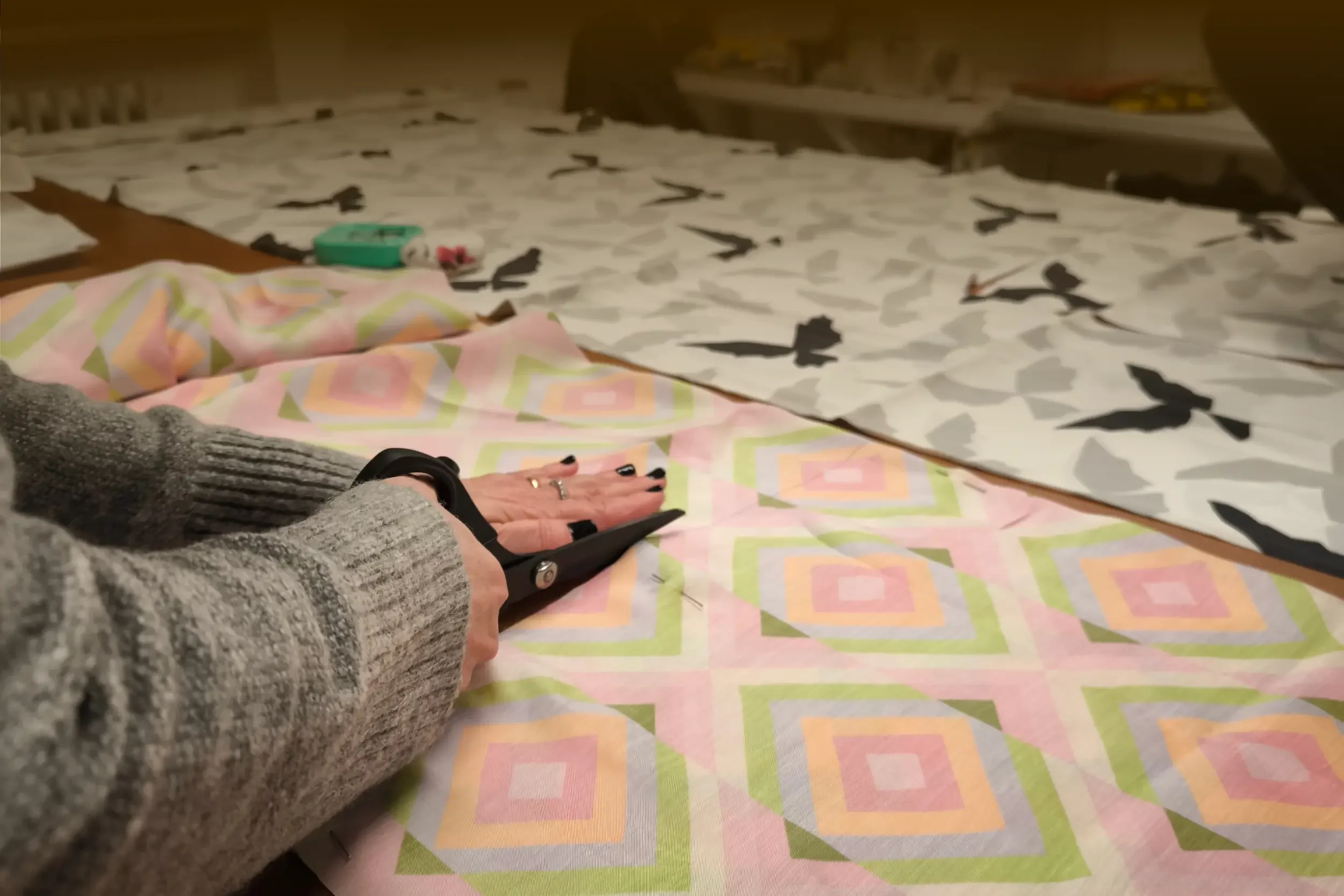 Corso cucito Rilento lab Prato – progetto Ossidiana