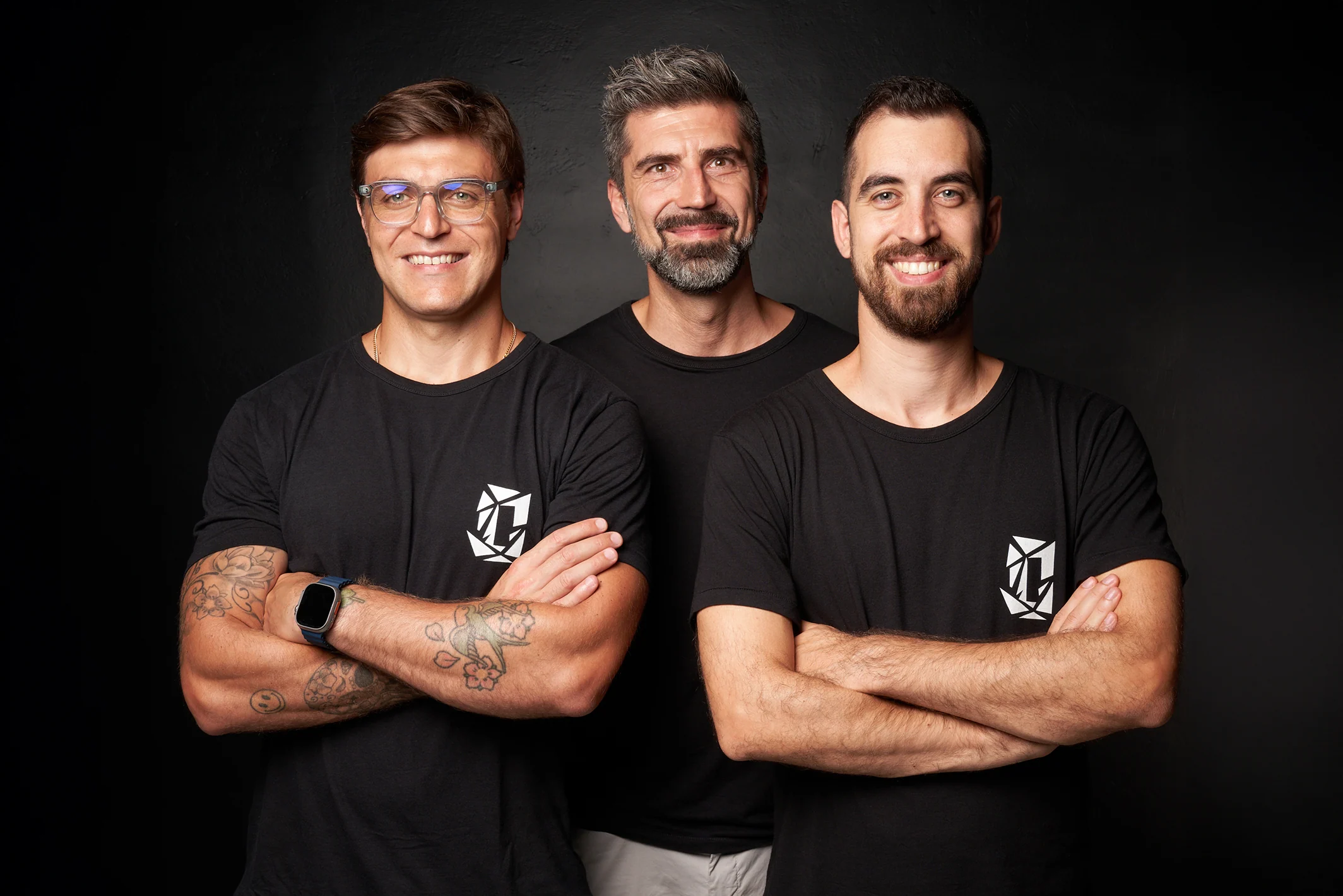 I tre soci fondatori di Ossidiana, agenzia di digital marketing a Prato